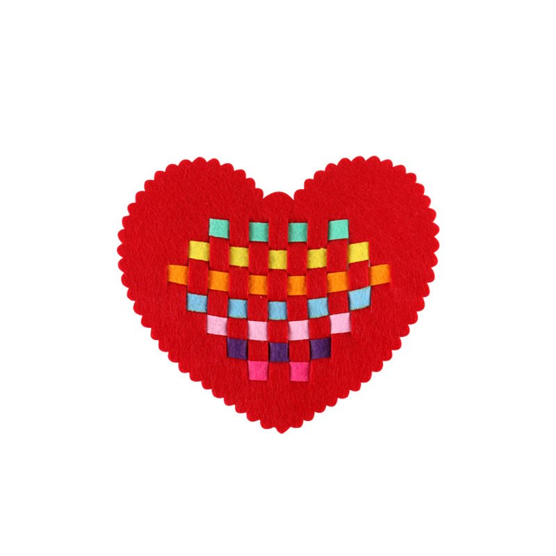 Kindergarten area corner handmade diy non-woven weaving teaching aids children's early education living area educational toy materials