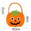 Halloween candy bag children's portable pumpkin bag candy bag kindergarten handmade diy material bag candy bag
