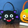 Halloween candy bag children's portable pumpkin bag candy bag kindergarten handmade diy material bag candy bag