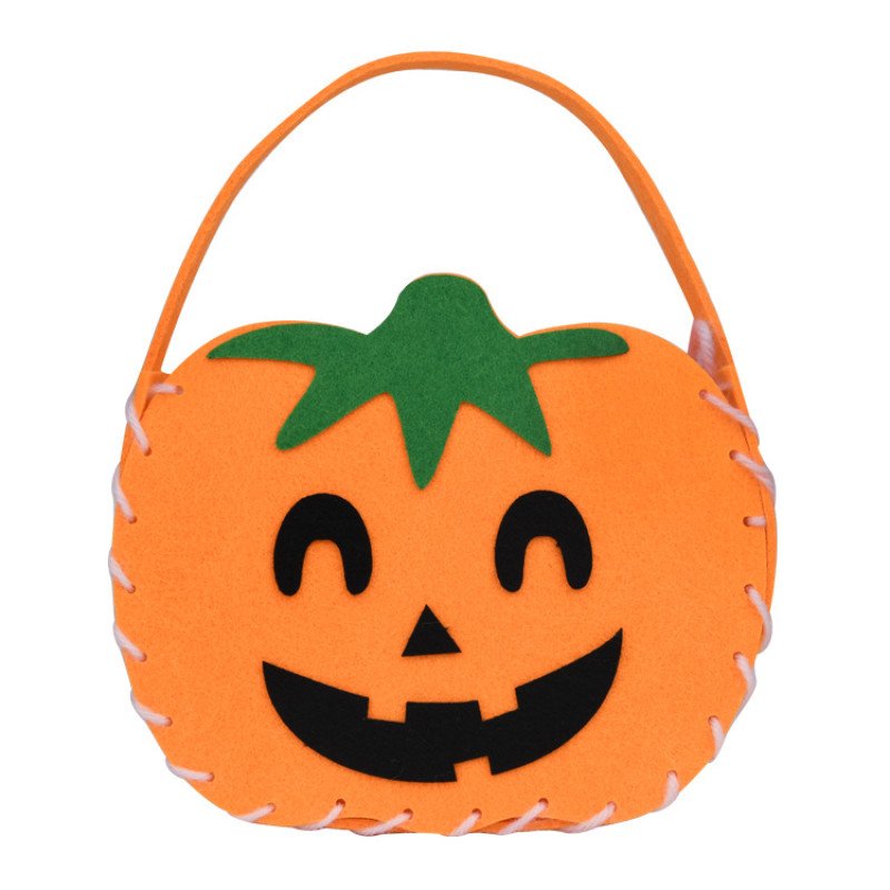 Halloween candy bag children's portable pumpkin bag candy bag kindergarten handmade diy material bag candy bag