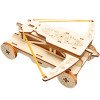 Technology small production trebuchet children's handmade commercial wooden Mingxin primary school student chariot siege science car