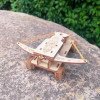 Technology small production trebuchet children's handmade commercial wooden Mingxin primary school student chariot siege science car