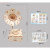 Wooden DIY Gramophone Music Box Materials Handmade Ornaments Retro Music Box Creative Small Production Model