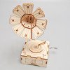 Wooden DIY Gramophone Music Box Materials Handmade Ornaments Retro Music Box Creative Small Production Model
