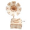 Wooden DIY Gramophone Music Box Materials Handmade Ornaments Retro Music Box Creative Small Production Model