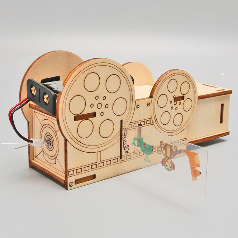 Children's homemade slide projector, elementary school students' educational toys, scientific experiment equipment, diy technology small production