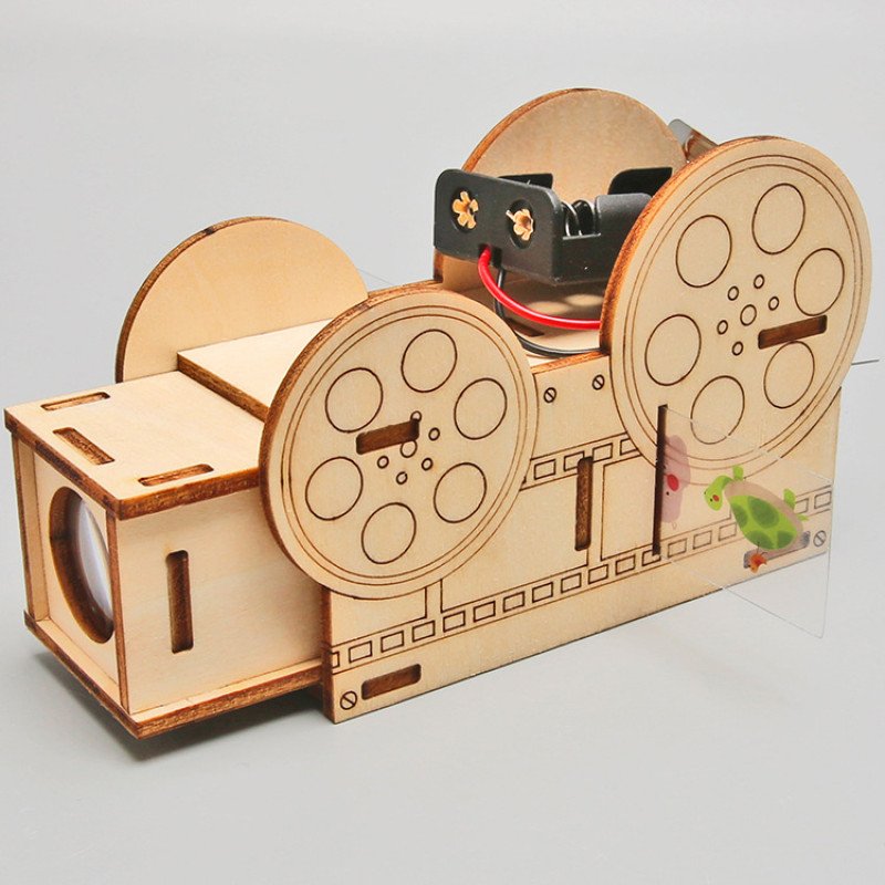 Children's homemade slide projector, elementary school students' educational toys, scientific experiment equipment, diy technology small production