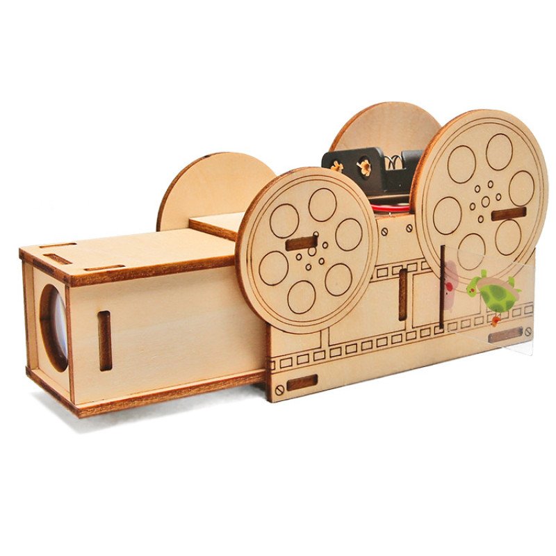 Children's homemade slide projector, elementary school students' educational toys, scientific experiment equipment, diy technology small production