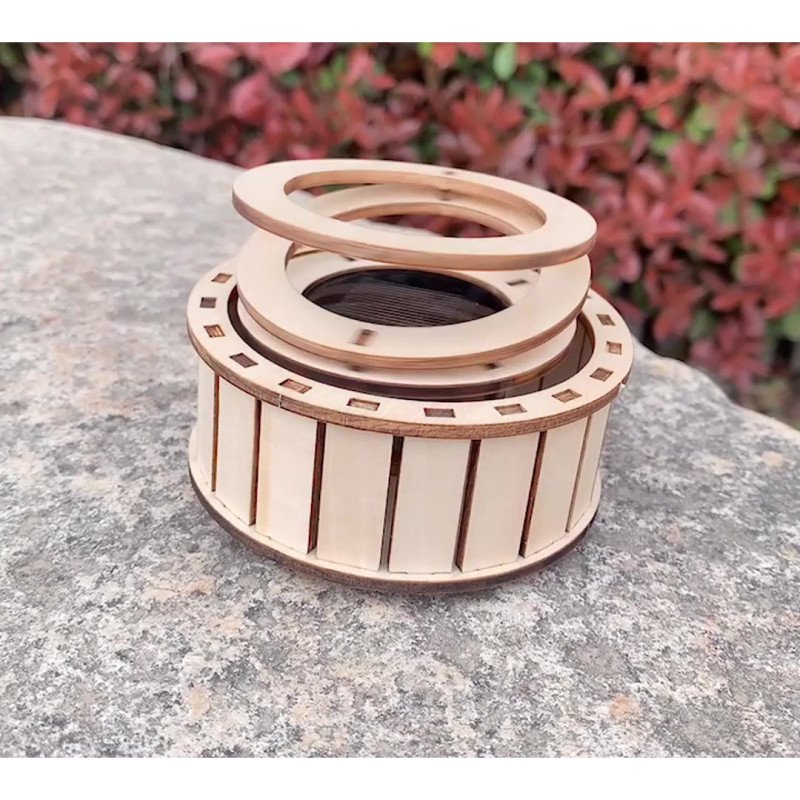 Primary school students science and technology small production solar double ring scientific steam experimental teaching aids diy toys wholesale new products