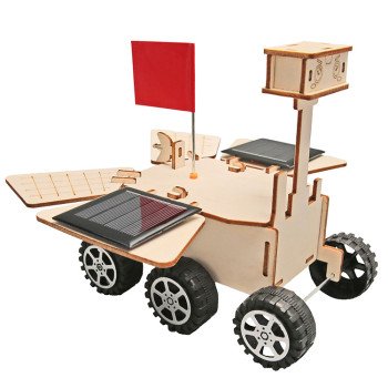 Scientific experiment DIY solar energy Zhurong Mars rover science and education cutting-edge children's handmade technology small production materials