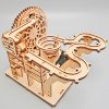 diy technology small production wooden electric track ball primary and secondary school students handmade building blocks assembled toys educational