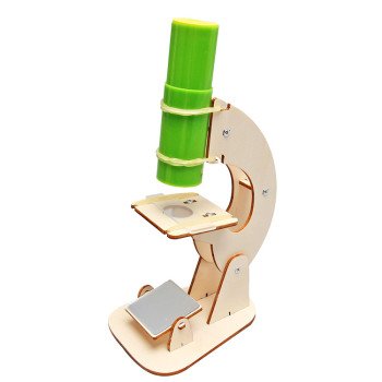 Science experiment homemade microscope children's hand-assembled physics experiment material package science and technology small production toys