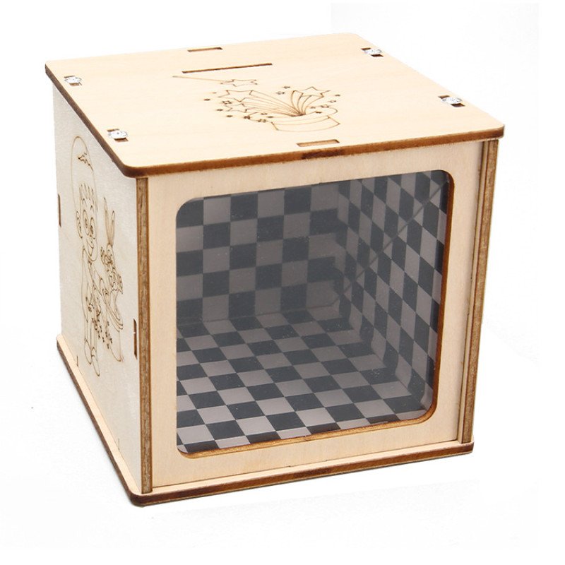 Magic Box Piggy Bank Handmade DIY Technology Small Production STEM Educational Experimental Educational Toy for Primary and Secondary School Students