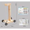 Children's technology handmade DIY gravity car material package student steam science experiment educational toy