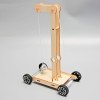 Children's technology handmade DIY gravity car material package student steam science experiment educational toy