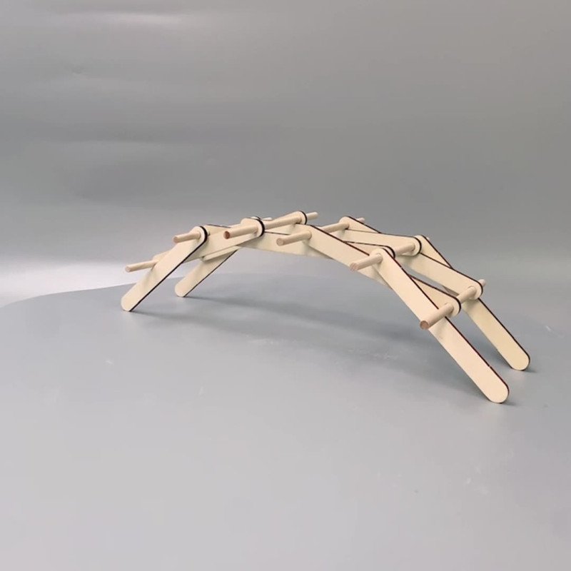 Technology Small Production DIY Invention Arch Bridge Mechanical Superposition Principle Scientific Experiment Set Wholesale