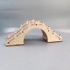 Science and technology small production wooden arch bridge children primary school students science experiment small invention creative handmade diy materials