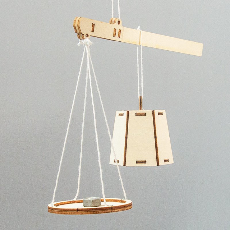 diy technology small production children and students hand-assembled weighing scale steam experimental toy model material