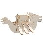 Wooden dragon boat DIY children's Dragon Boat Festival handmade wooden dragon boat kindergarten painting graffiti 3D three-dimensional dragon boat