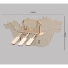 Wooden dragon boat DIY children's Dragon Boat Festival handmade wooden dragon boat kindergarten painting graffiti 3D three-dimensional dragon boat