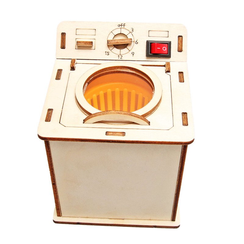 Vintage washing machine model diy technology small production elementary school students kindergarten handmade science experiment toys